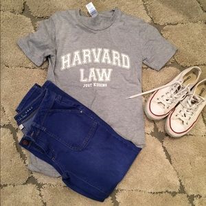 Harvard Law Just Kidding Shirt